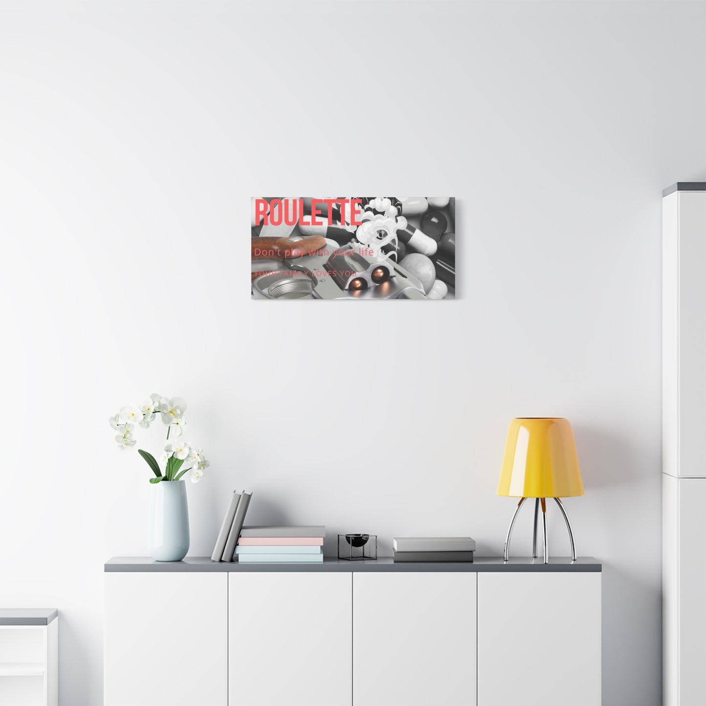Bold Message Canvas Art, Wall Decor for Awareness, Mental Health Awareness, Home Office Decor, Unique Gift Idea