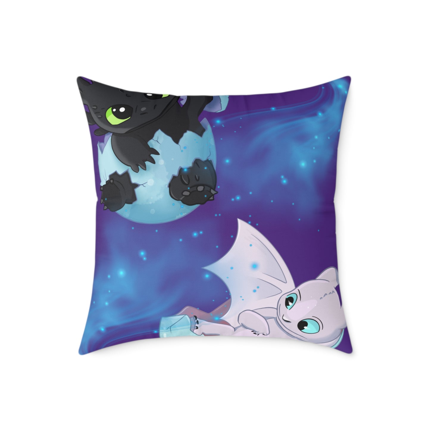 Cute Dragon Themed Decorative Pillow, Kids Room Decor, Fantasy Home Accent, Cozy Throw Pillow, Gift for Dragon Lovers and Fans