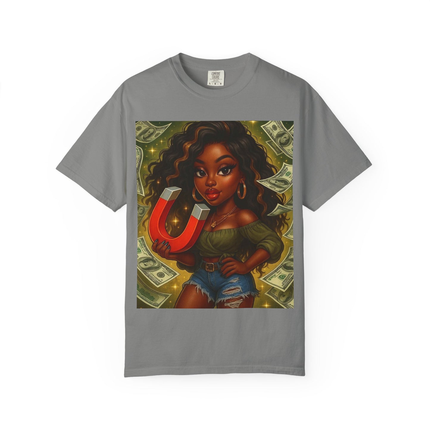 Magnet Money T-Shirt, Unisex Gift, Fashionable Tee, Casual Wear, Unique Graphic Design, Birthday, Motivational Apparel
