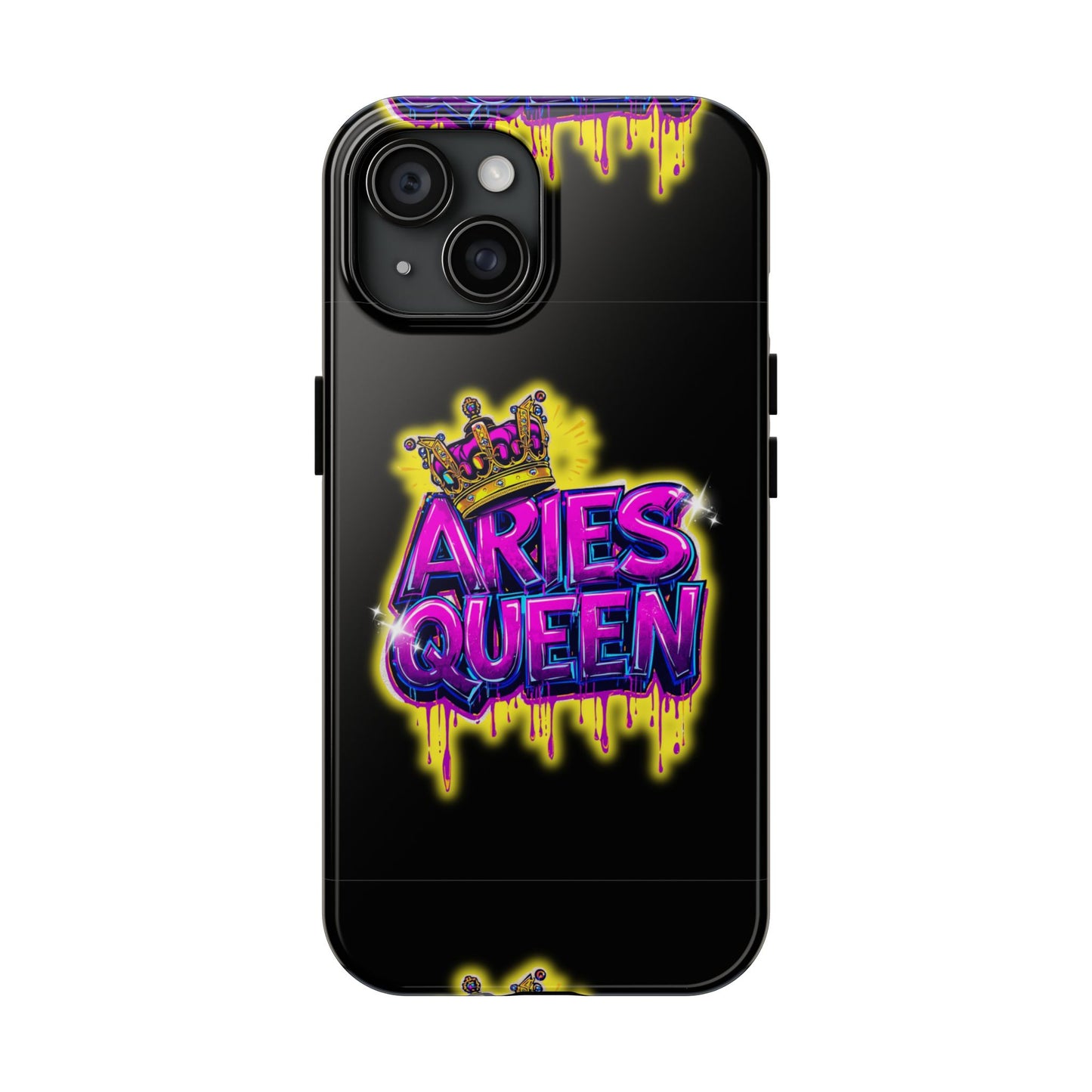Aries Queen Tough Phone Cases - Vivid Design, Durable Protection, Aries Gifts, Astrology Accessories, Colorful Phone Cover