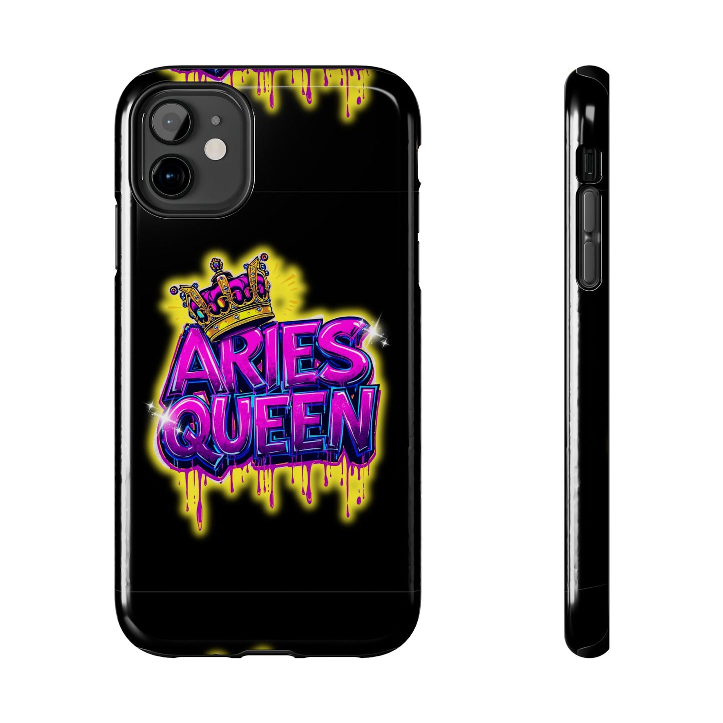 Aries Queen Tough Phone Cases - Vivid Design, Durable Protection, Aries Gifts, Astrology Accessories, Colorful Phone Cover