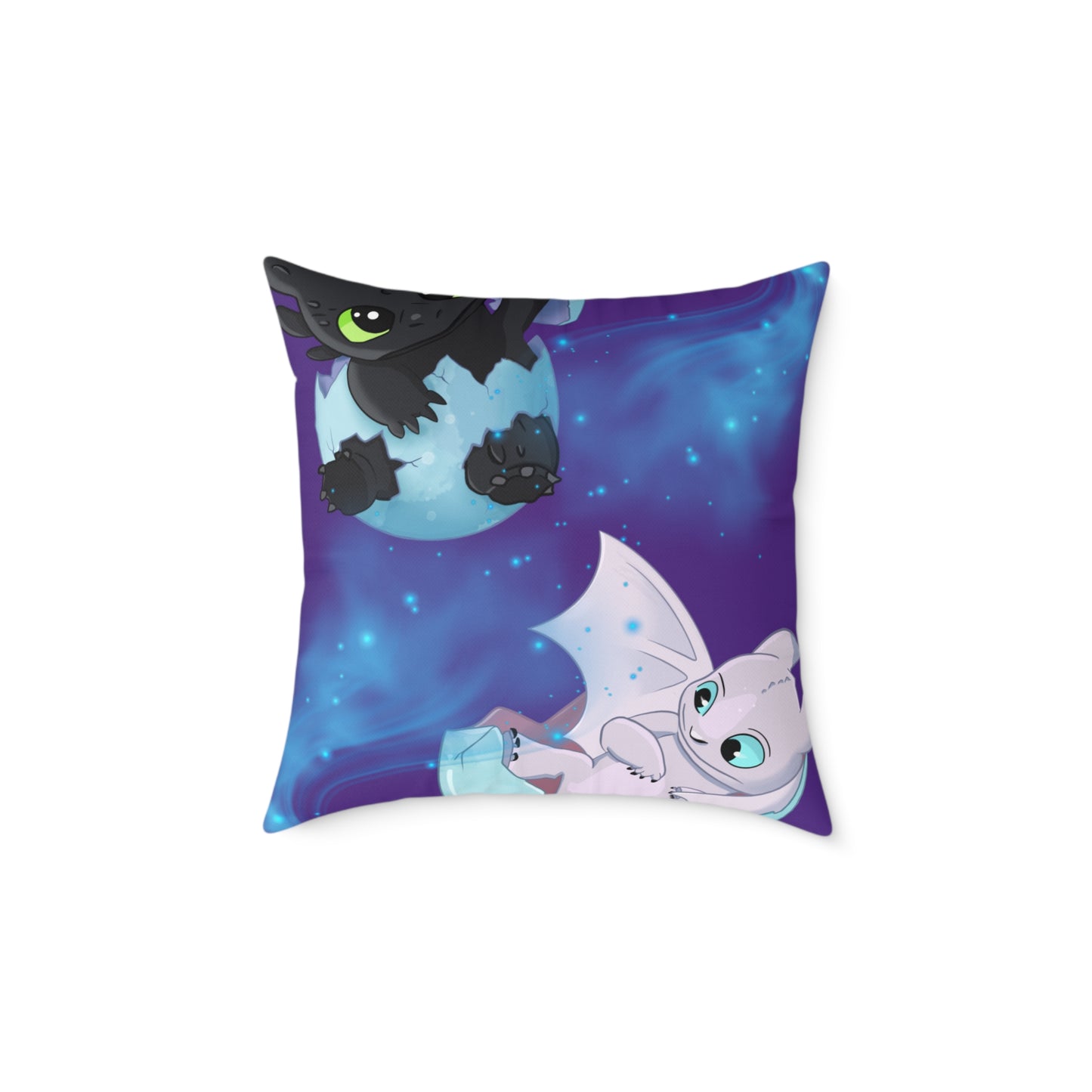 Cute Dragon Themed Decorative Pillow, Kids Room Decor, Fantasy Home Accent, Cozy Throw Pillow, Gift for Dragon Lovers and Fans