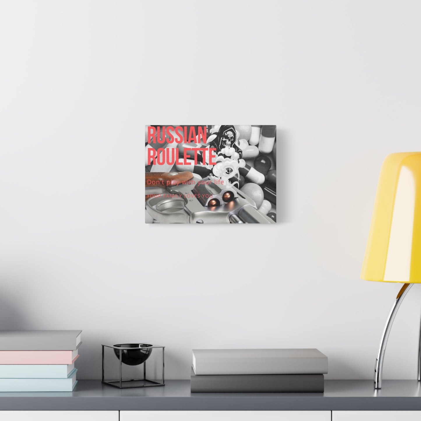 Bold Message Canvas Art, Wall Decor for Awareness, Mental Health Awareness, Home Office Decor, Unique Gift Idea