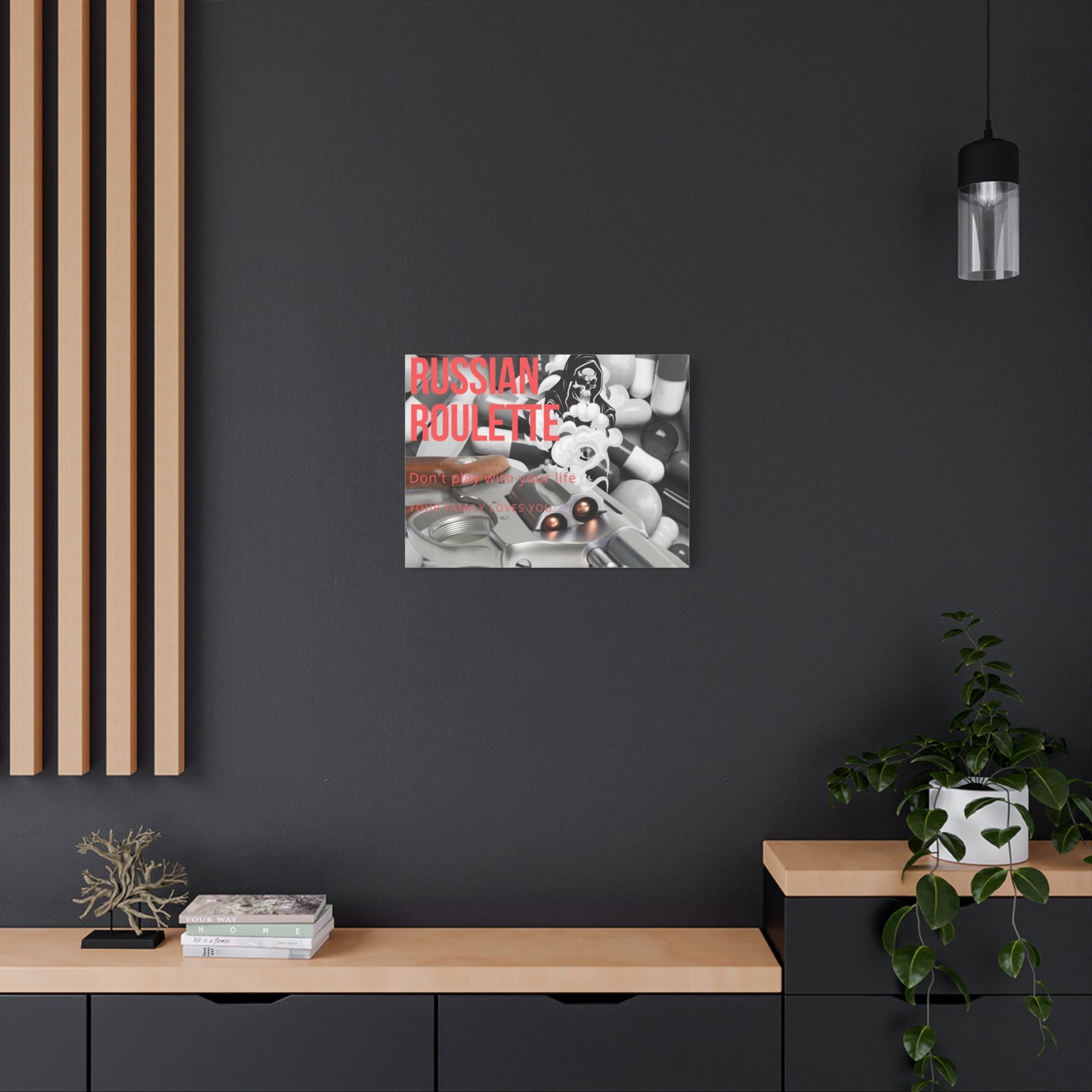 Bold Message Canvas Art, Wall Decor for Awareness, Mental Health Awareness, Home Office Decor, Unique Gift Idea