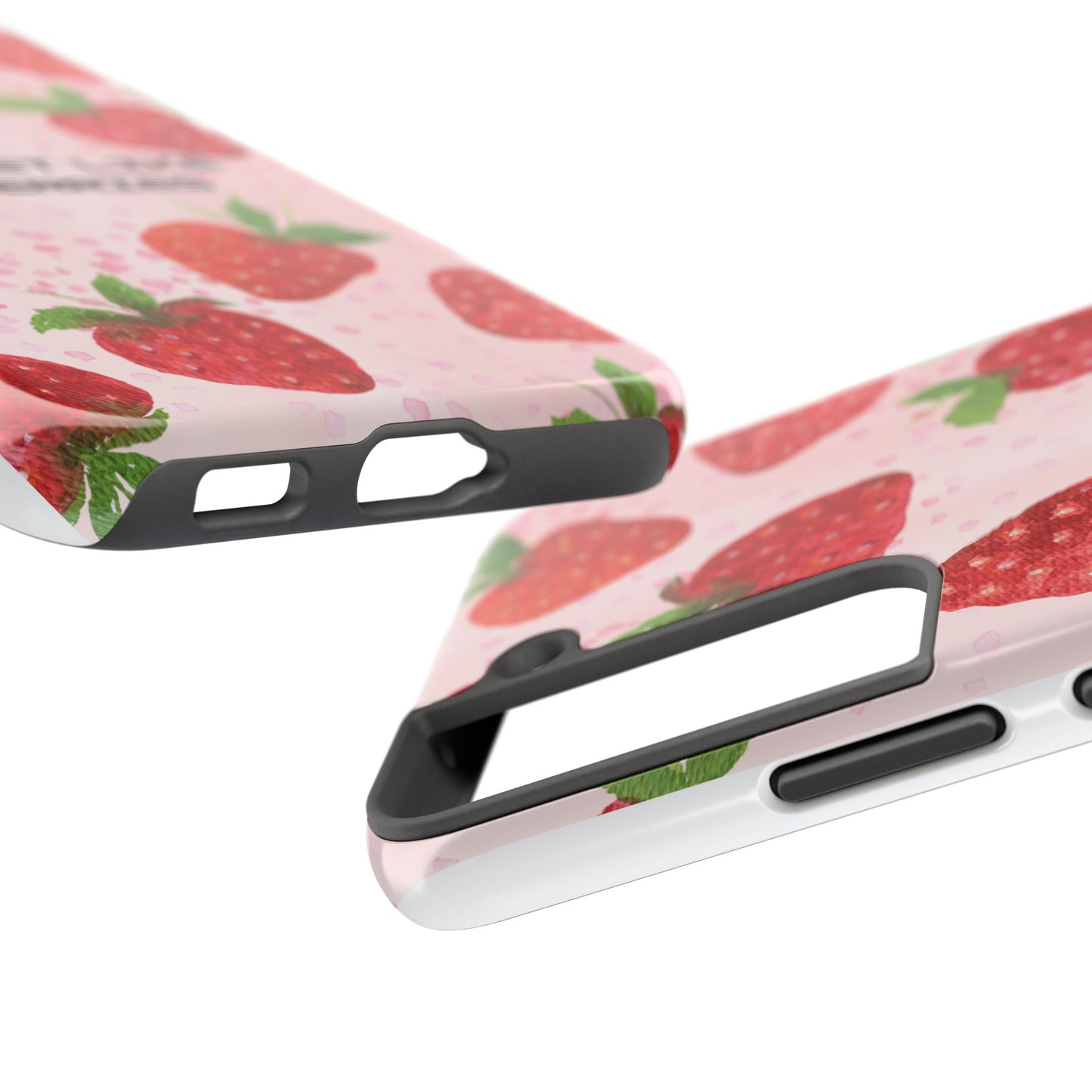 Sweet Like Berries Phone Case, Cute Tough Phone Cases, Berry Pattern Phone Cover, Berry Aesthetic Accessories, Gift for Berry Lovers