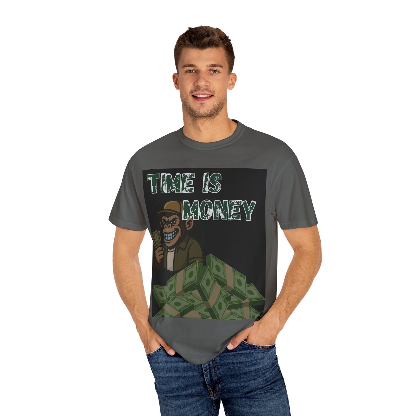 Money Motivation T-Shirt, Funny Graphic Tee, Casual Wear, Gift for Him, Relaxed Fit Unisex Top, Streetwear Style