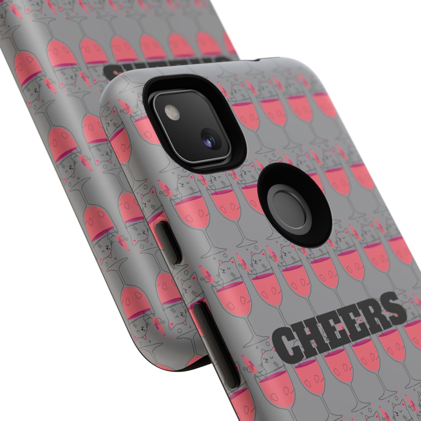 Cheers Phone Case, Fun Protective Case for Party Lovers, Gift for Birthdays, Anniversaries, Graduation, Custom Phone Cover