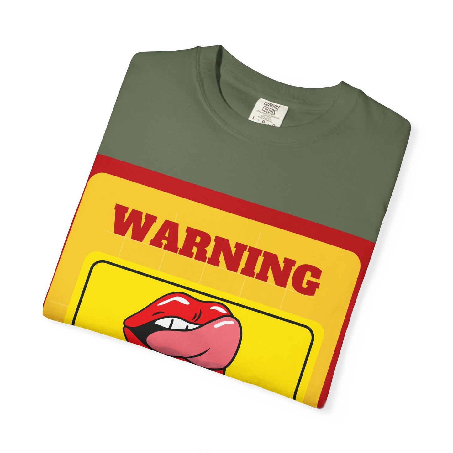 Playful Warning T-shirt, Casual Unisex Tee, Summer Outfit, Gift for Her, Fun Graphic Shirt, Bold Statement Clothing
