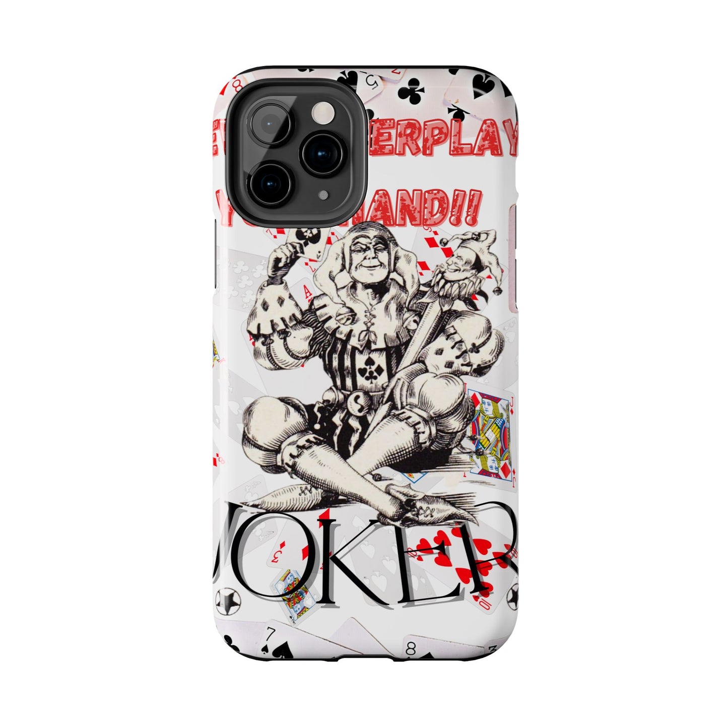 Bold Joker Phone Case - Unique Tough Cover for Gamers, Stylish Protection, Gift for Card Players, Fun Design for Phone Lovers