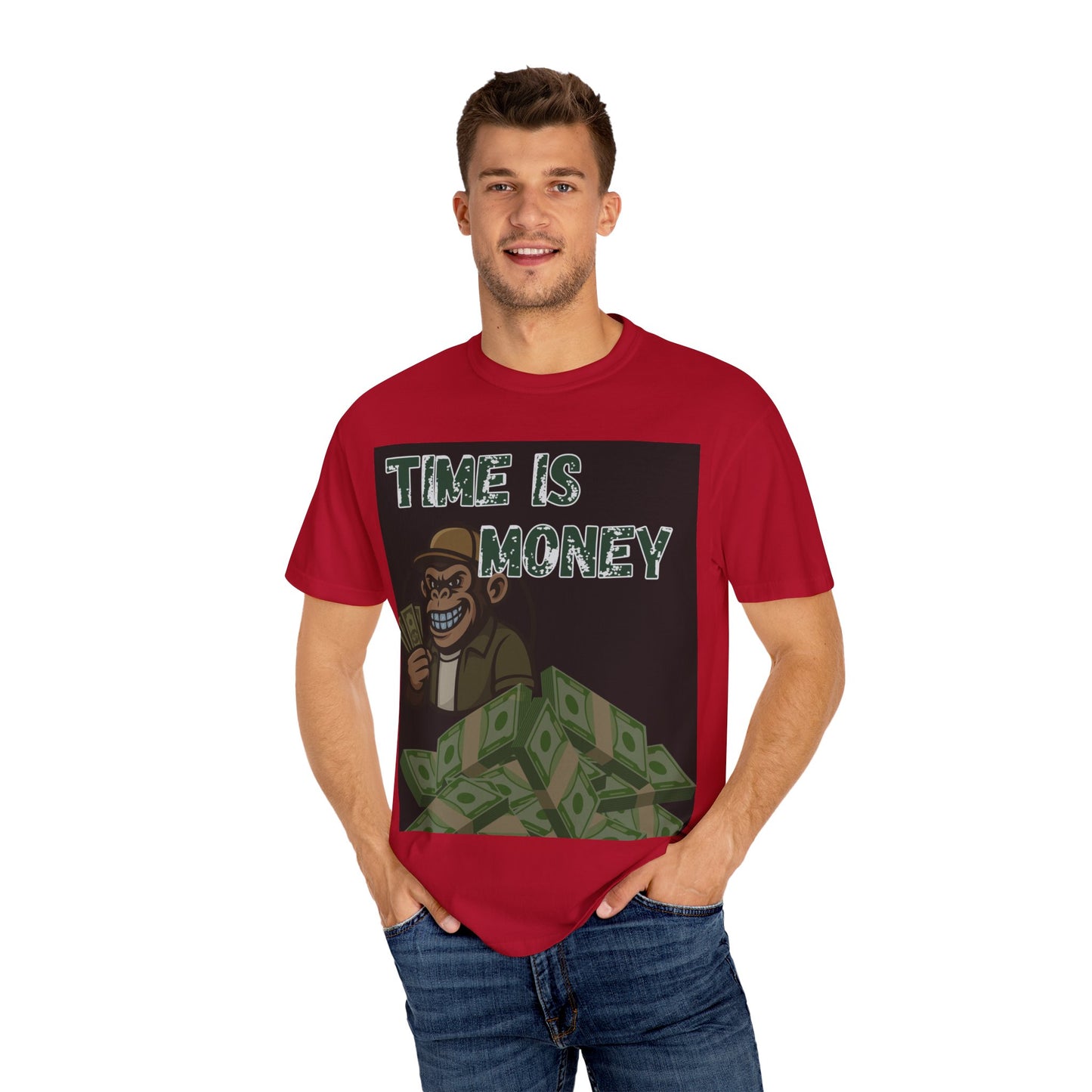 Money Motivation T-Shirt, Funny Graphic Tee, Casual Wear, Gift for Him, Relaxed Fit Unisex Top, Streetwear Style