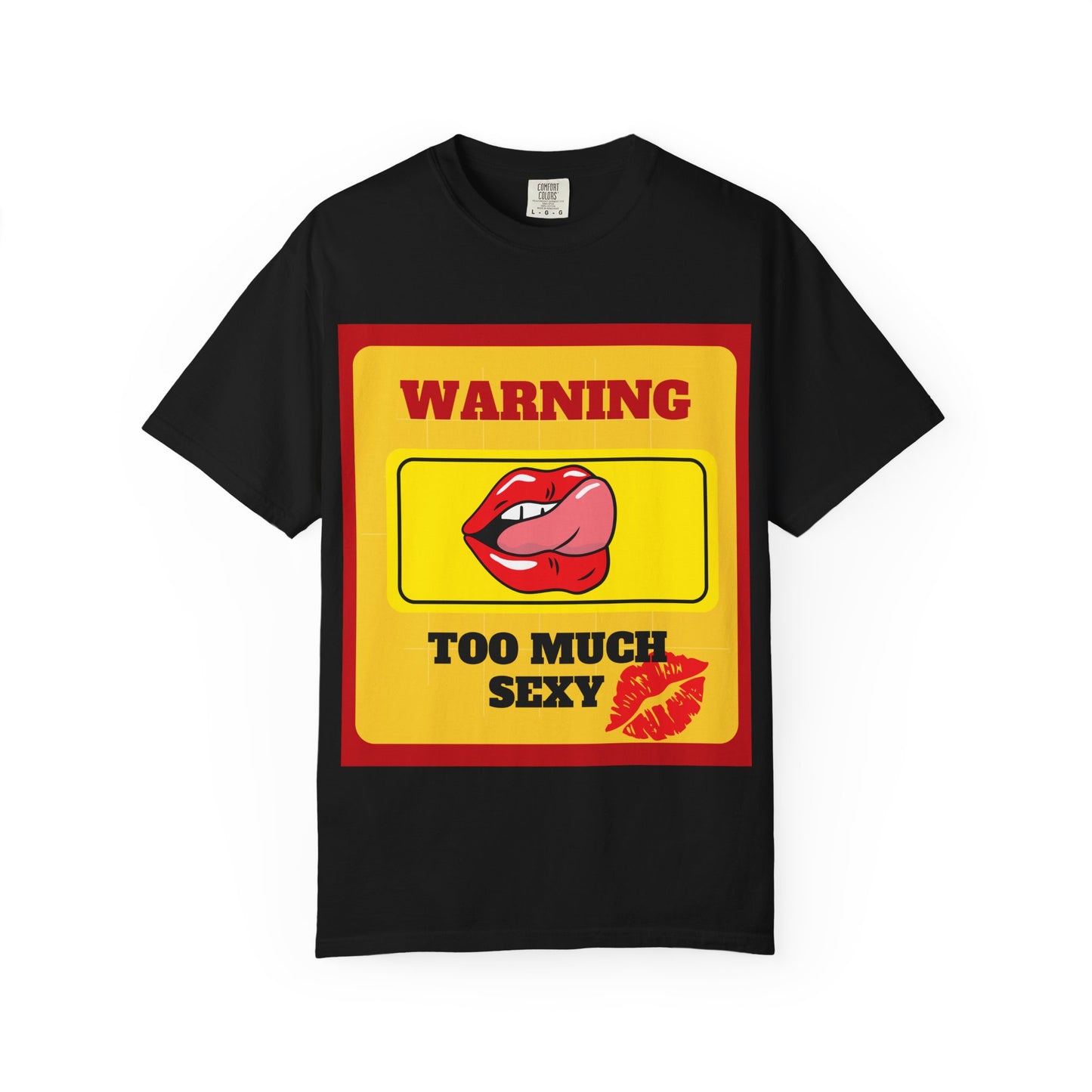 Playful Warning T-shirt, Casual Unisex Tee, Summer Outfit, Gift for Her, Fun Graphic Shirt, Bold Statement Clothing