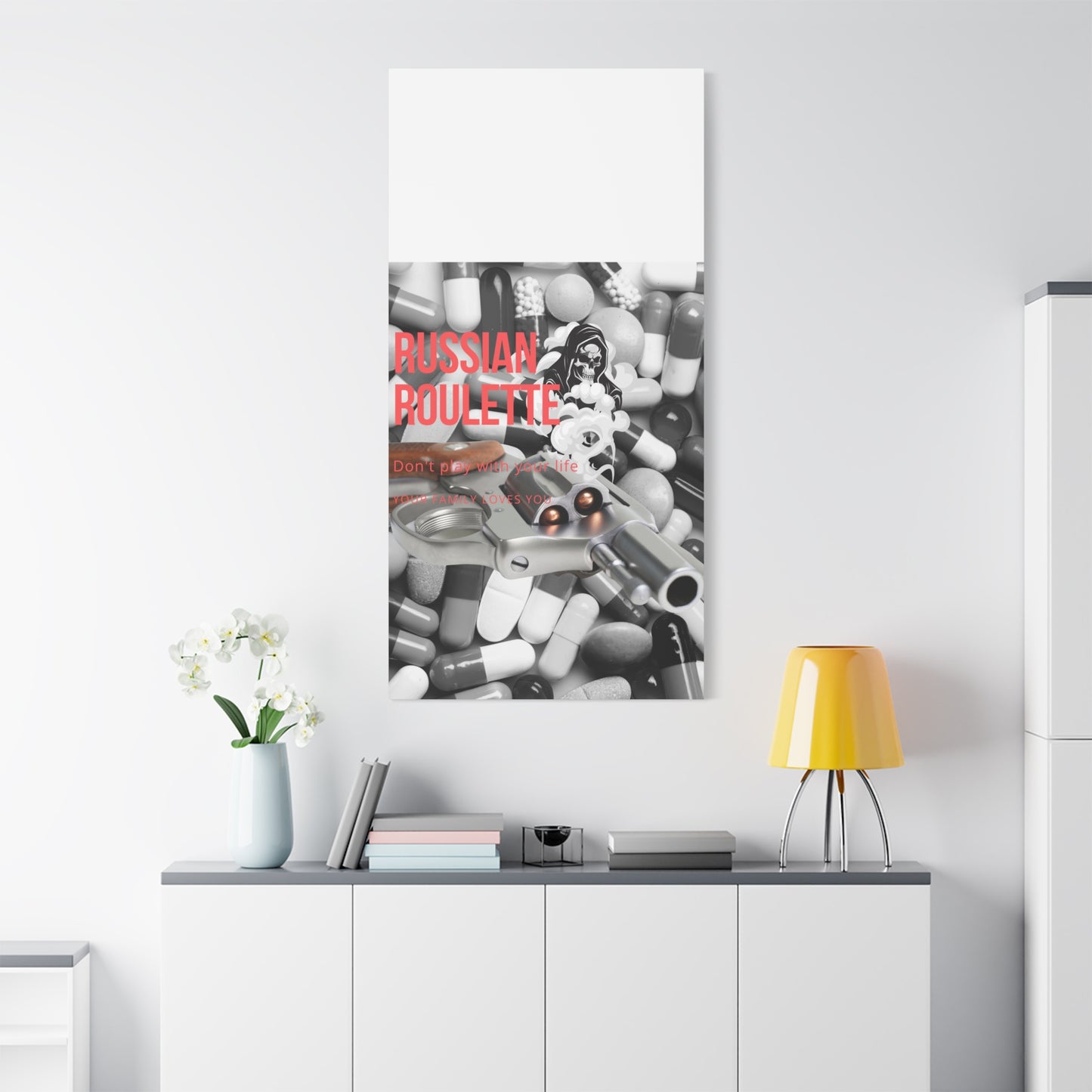 Bold Message Canvas Art, Wall Decor for Awareness, Mental Health Awareness, Home Office Decor, Unique Gift Idea
