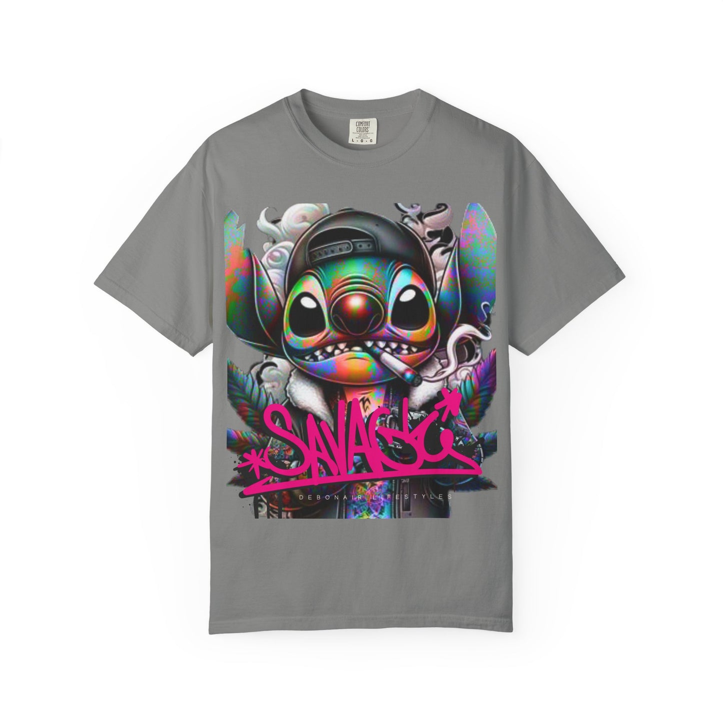 Savage Vibe Unisex Garment-Dyed T-Shirt, Streetwear, Graphic Tee, Cool Casual Wear, Unique Gift, Art-Inspired Fashion