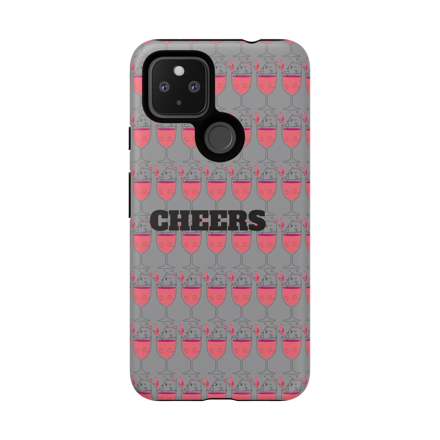 Cheers Phone Case, Fun Protective Case for Party Lovers, Gift for Birthdays, Anniversaries, Graduation, Custom Phone Cover