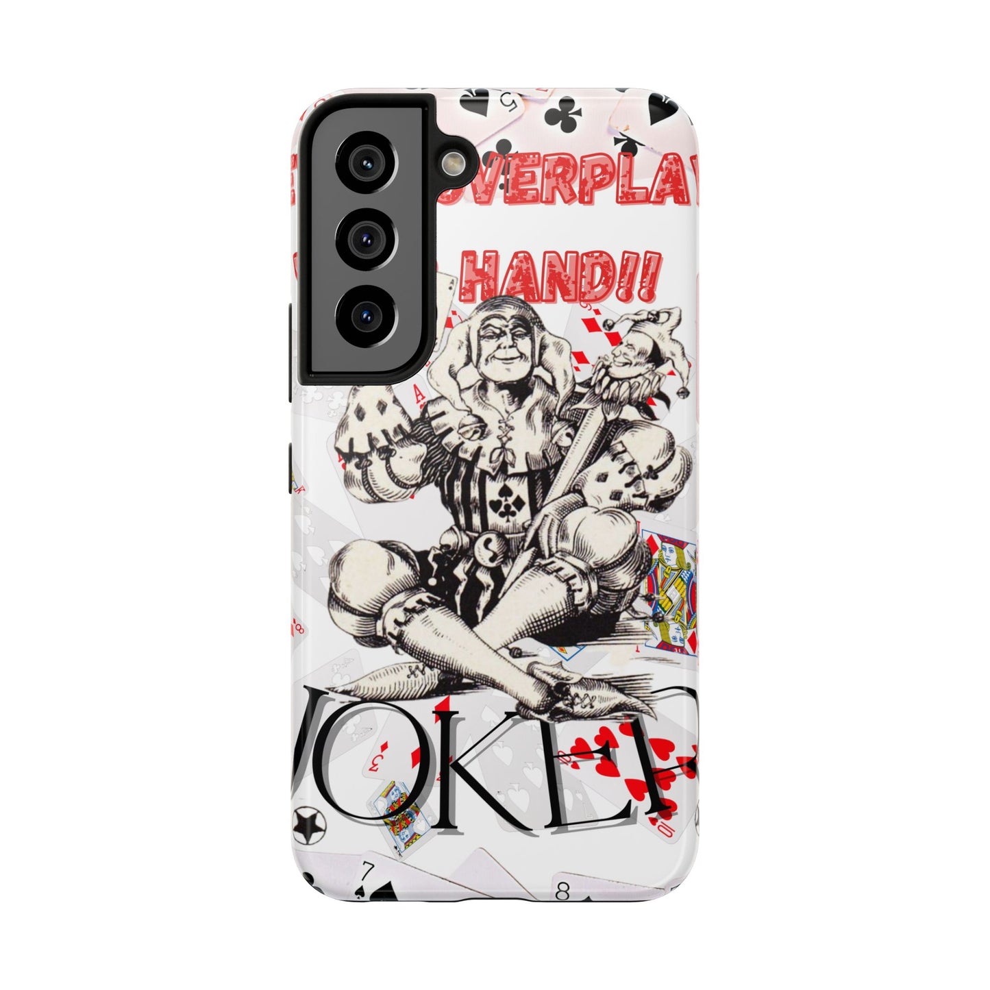 Bold Joker Phone Case - Unique Tough Cover for Gamers, Stylish Protection, Gift for Card Players, Fun Design for Phone Lovers