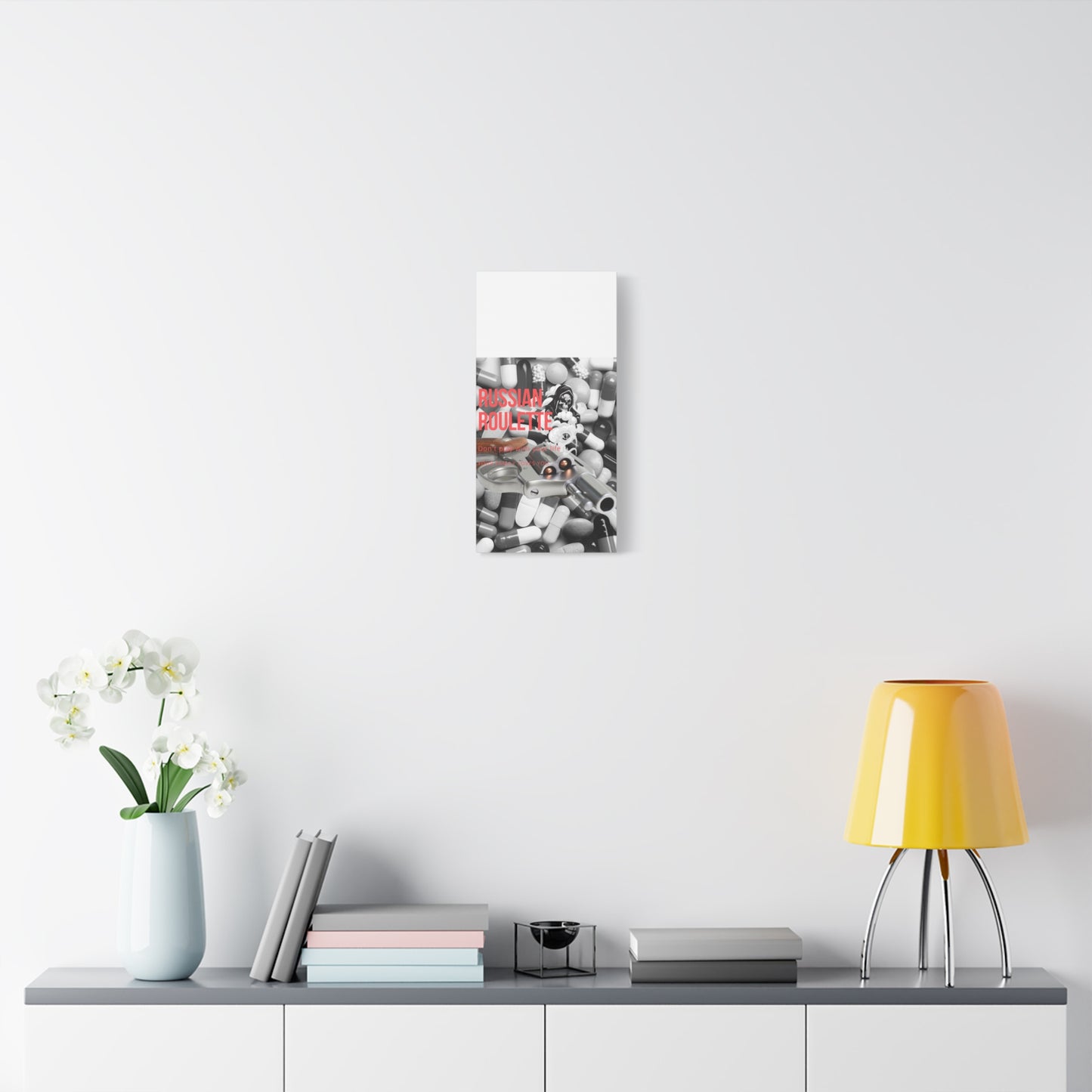 Bold Message Canvas Art, Wall Decor for Awareness, Mental Health Awareness, Home Office Decor, Unique Gift Idea