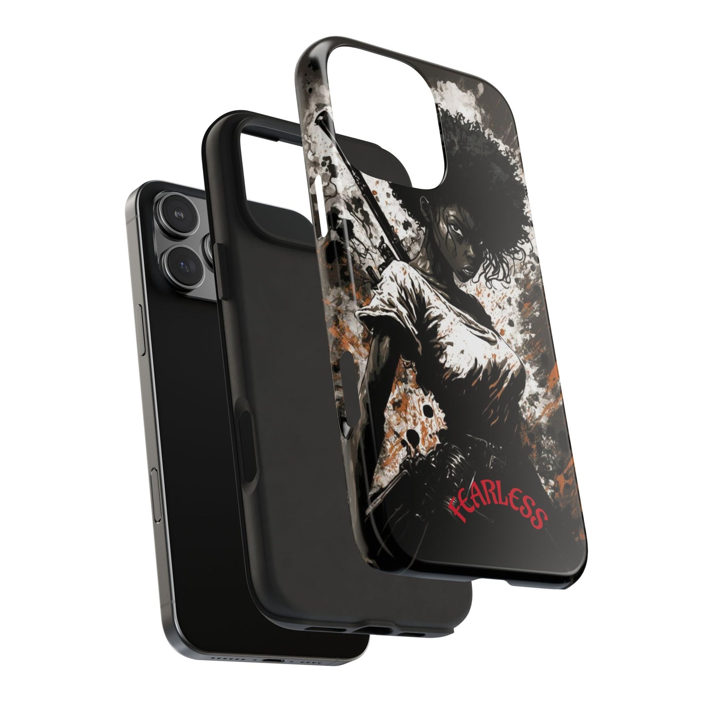 Fearless Tough Phone Cases for Adventurers, Unique Gifts for Him/Her, Durable Phone Accessories, Art-inspired Cases, Stylish Protection