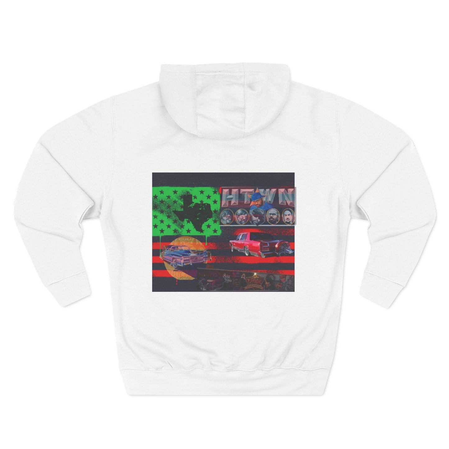 H-Town Fleece Hoodie, Cozy Sweatshirt for Urban Flair, Perfect for Casual Wear, Gifts for Friends, Street Style Essential, Unisex Hoodie