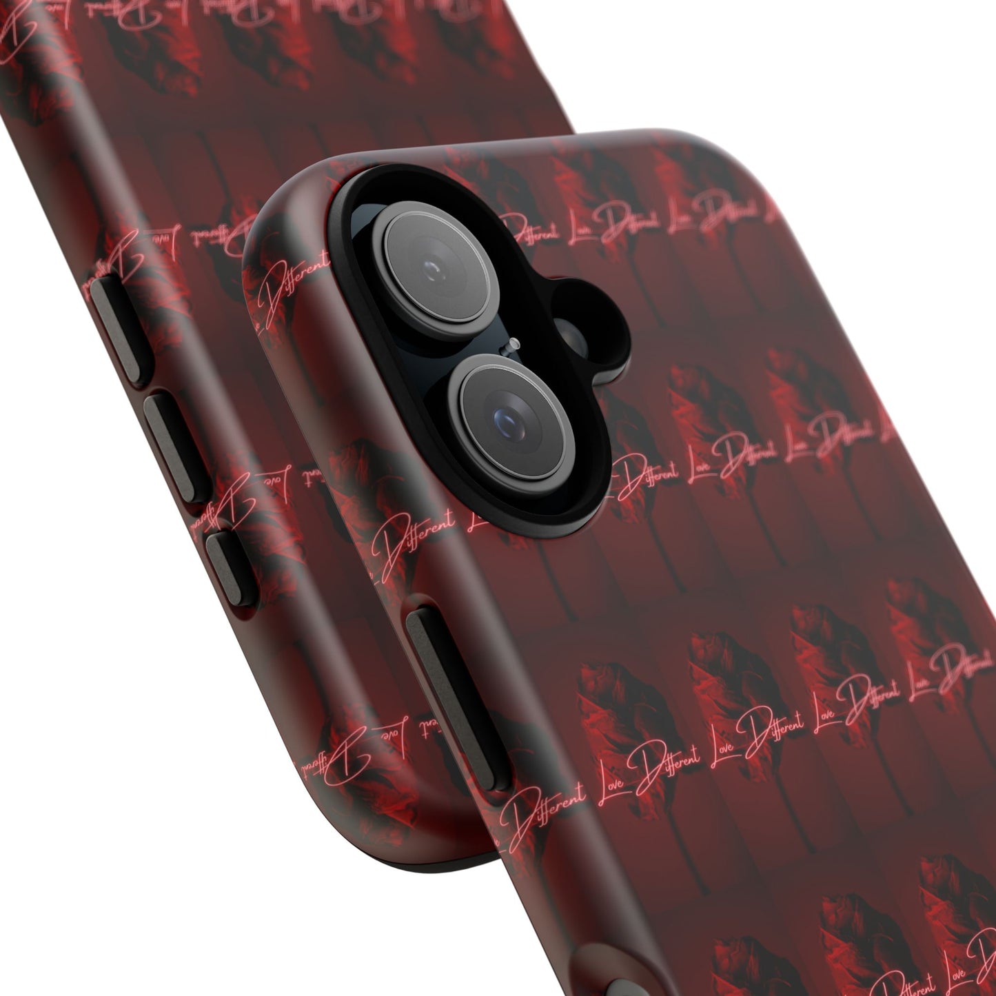 Red Patterned Phone Case | Tough Cases for Stylish Protection, Trendy Cell Cover, Unique Gifts for Tech Lovers, Modern Design