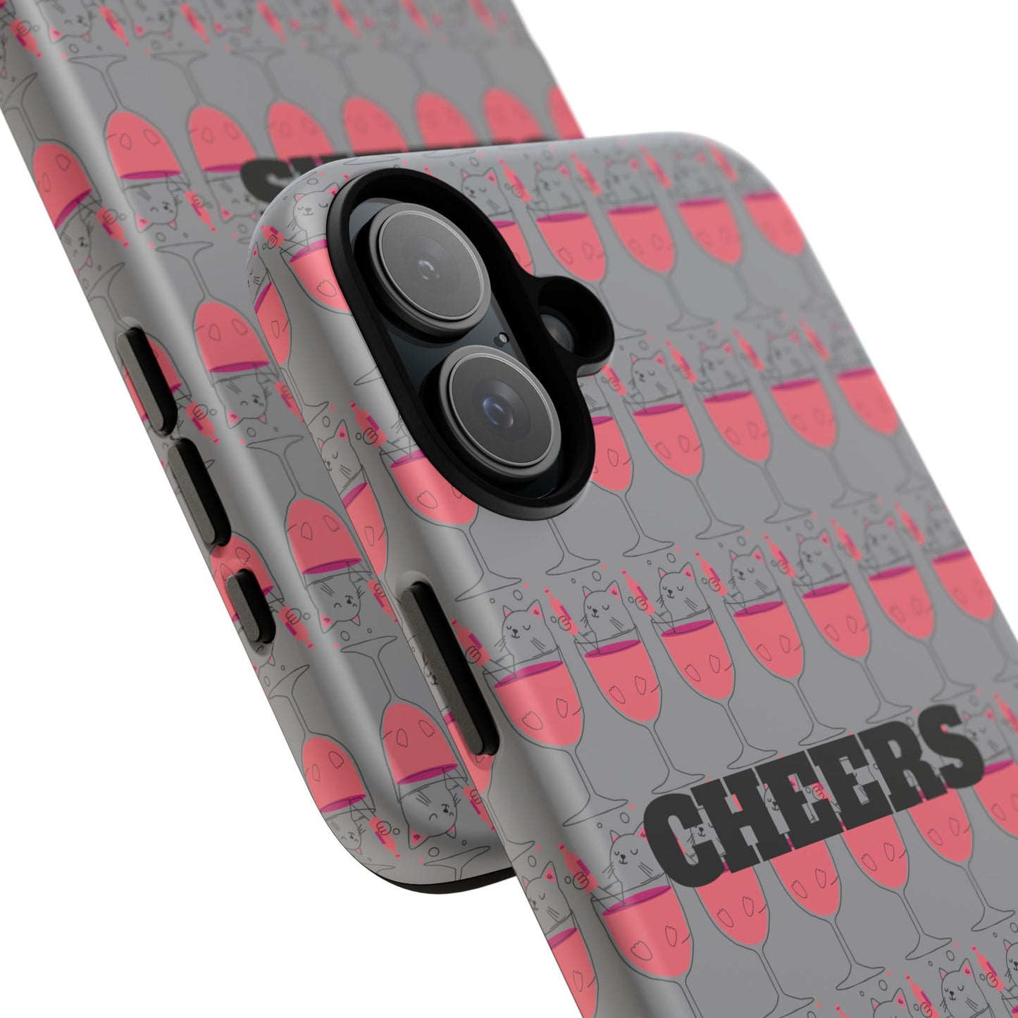 Cheers Phone Case, Fun Protective Case for Party Lovers, Gift for Birthdays, Anniversaries, Graduation, Custom Phone Cover