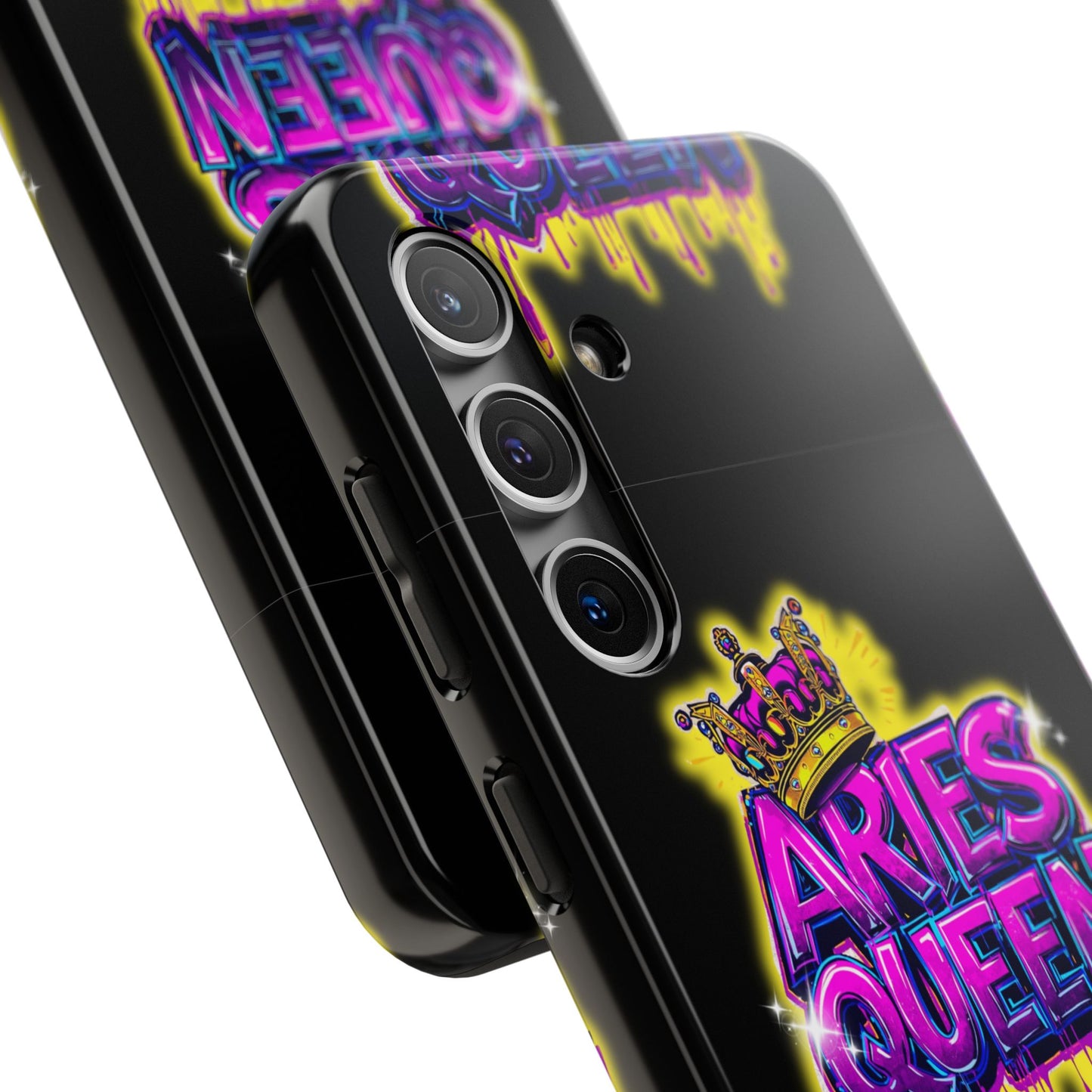 Aries Queen Tough Phone Cases - Vivid Design, Durable Protection, Aries Gifts, Astrology Accessories, Colorful Phone Cover