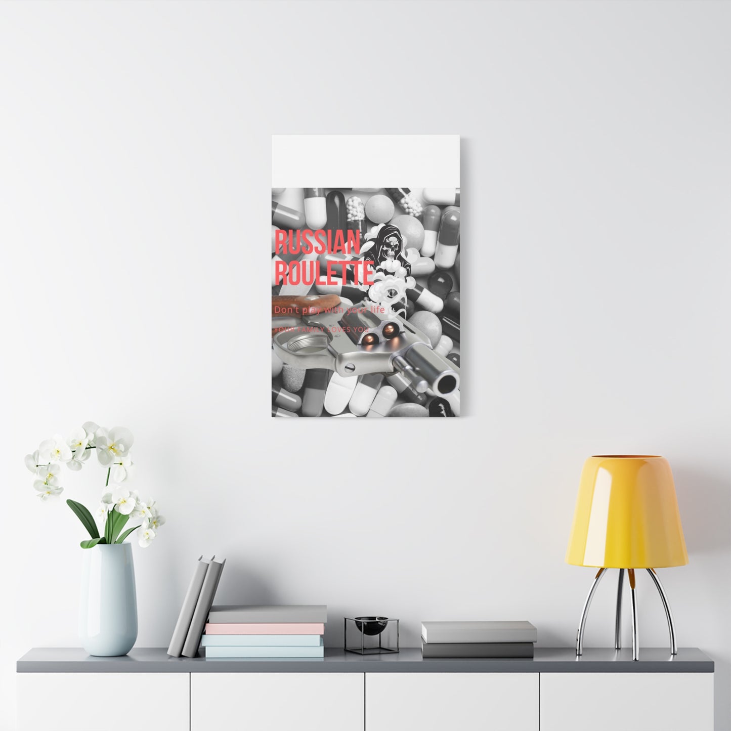 Bold Message Canvas Art, Wall Decor for Awareness, Mental Health Awareness, Home Office Decor, Unique Gift Idea