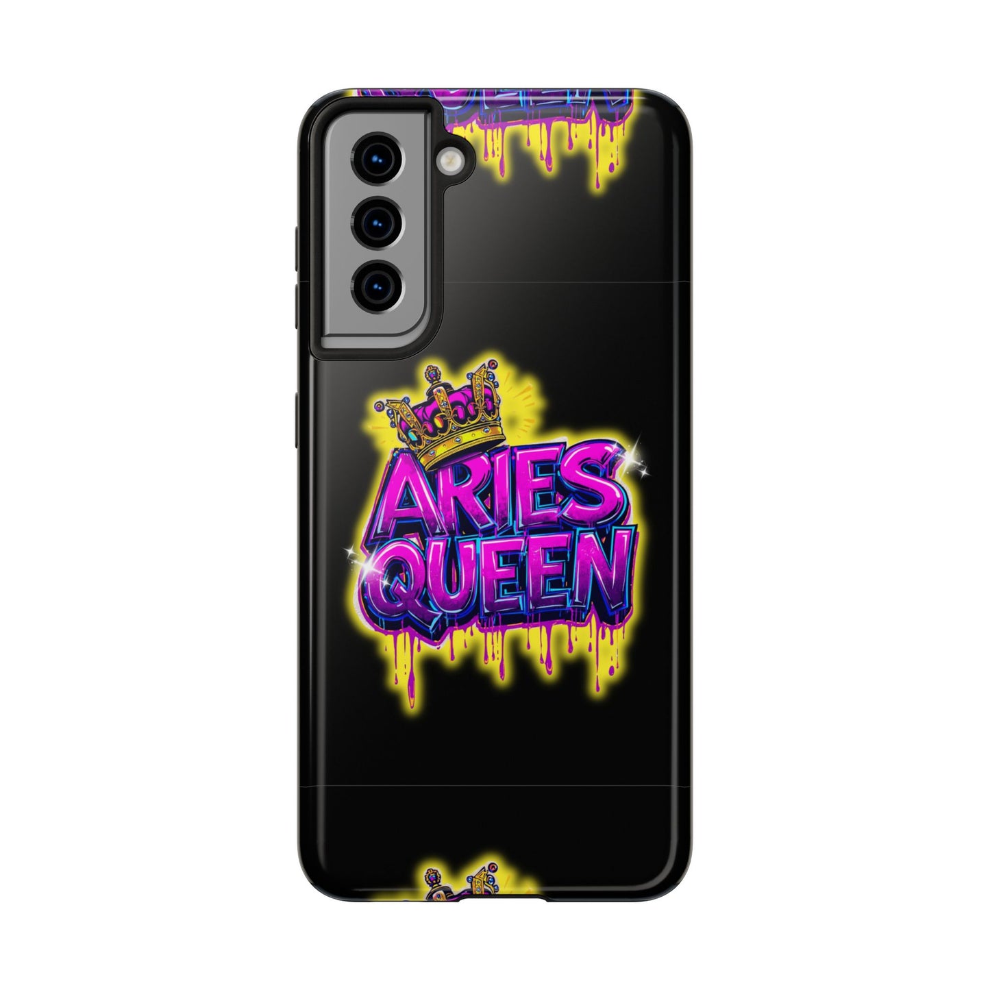 Aries Queen Tough Phone Cases - Vivid Design, Durable Protection, Aries Gifts, Astrology Accessories, Colorful Phone Cover