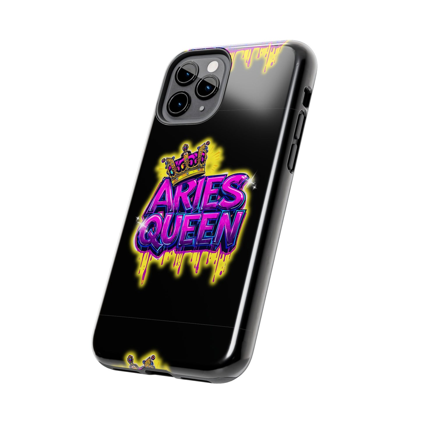 Aries Queen Tough Phone Cases - Vivid Design, Durable Protection, Aries Gifts, Astrology Accessories, Colorful Phone Cover