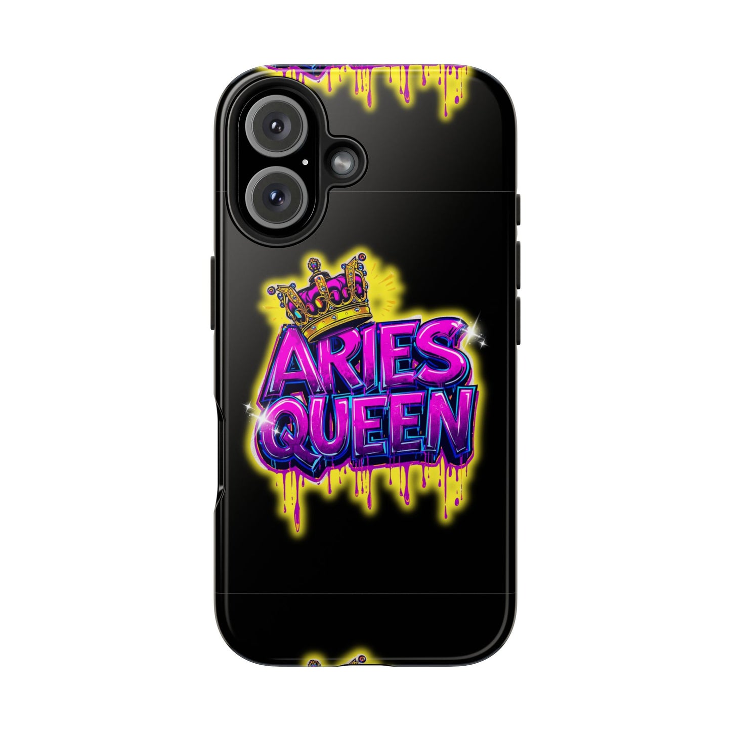 Aries Queen Tough Phone Cases - Vivid Design, Durable Protection, Aries Gifts, Astrology Accessories, Colorful Phone Cover