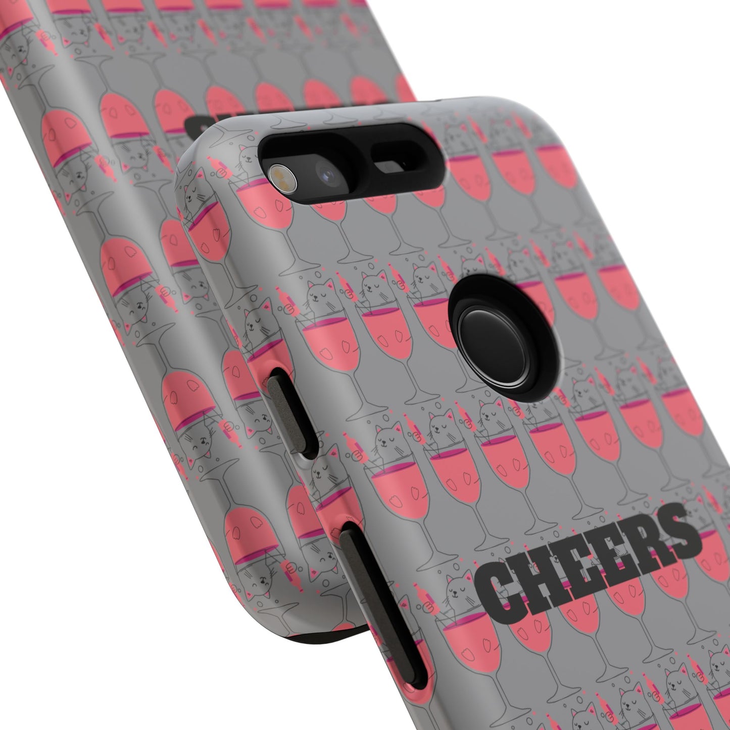 Cheers Phone Case, Fun Protective Case for Party Lovers, Gift for Birthdays, Anniversaries, Graduation, Custom Phone Cover