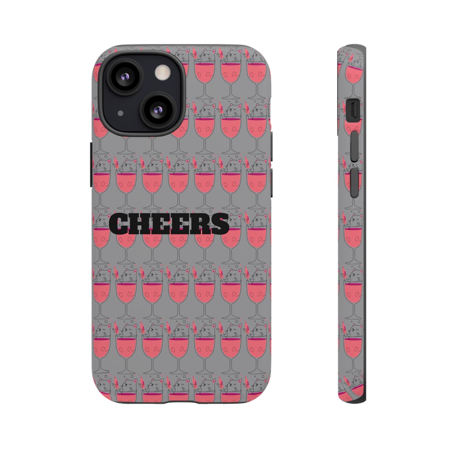 Cheers Phone Case, Fun Protective Case for Party Lovers, Gift for Birthdays, Anniversaries, Graduation, Custom Phone Cover