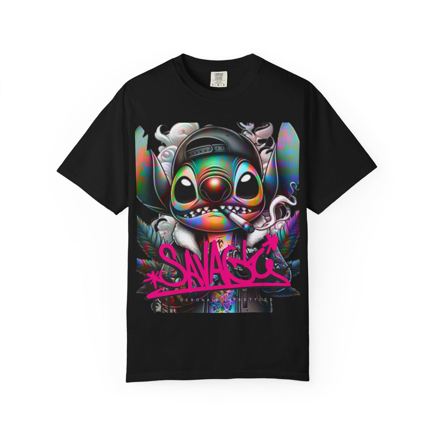 Savage Vibe Unisex Garment-Dyed T-Shirt, Streetwear, Graphic Tee, Cool Casual Wear, Unique Gift, Art-Inspired Fashion