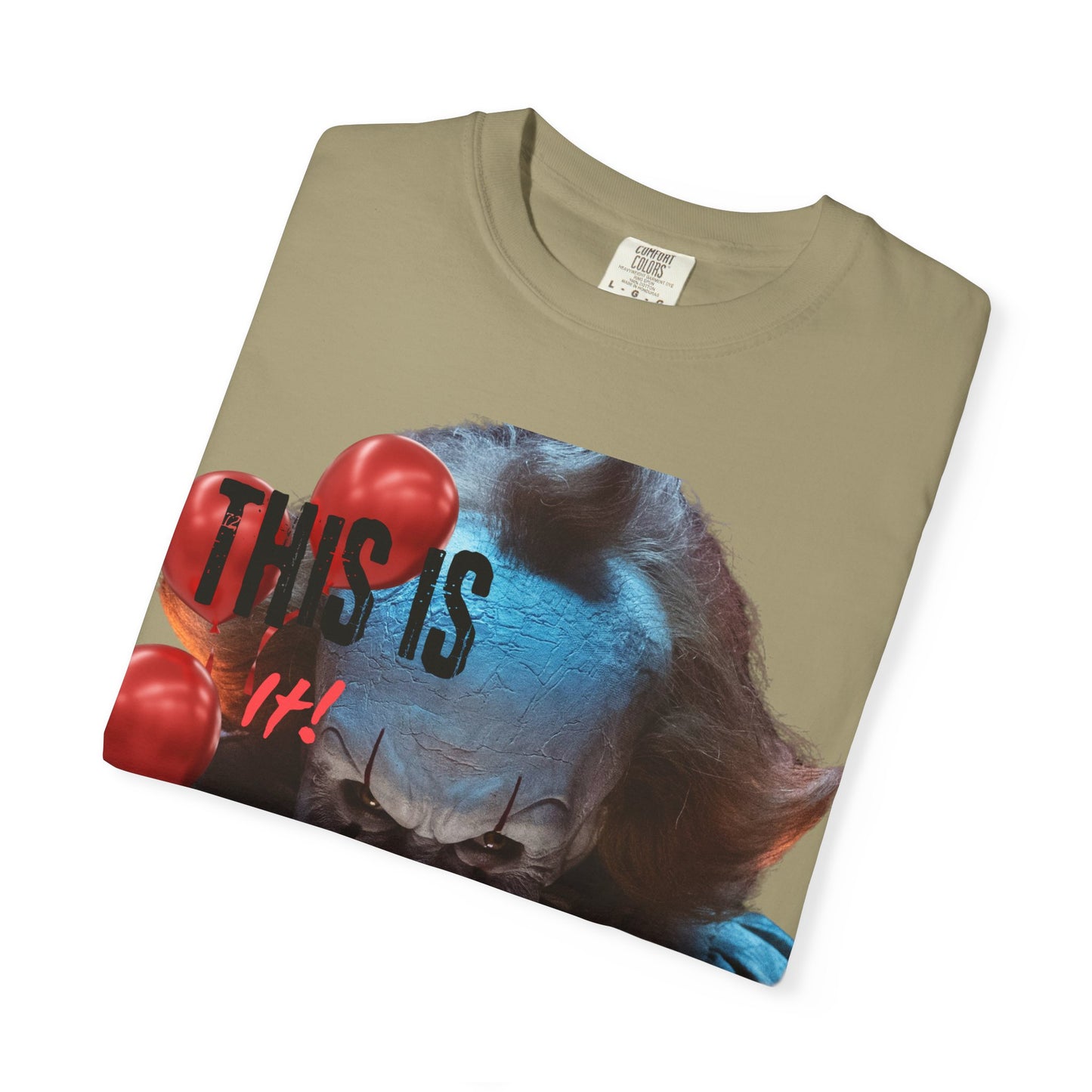 Creepy Clown Graphic Tee - Perfect for Halloween, Horror Movie Lovers, Unisex Gift, Casual Wear, Spooky Events