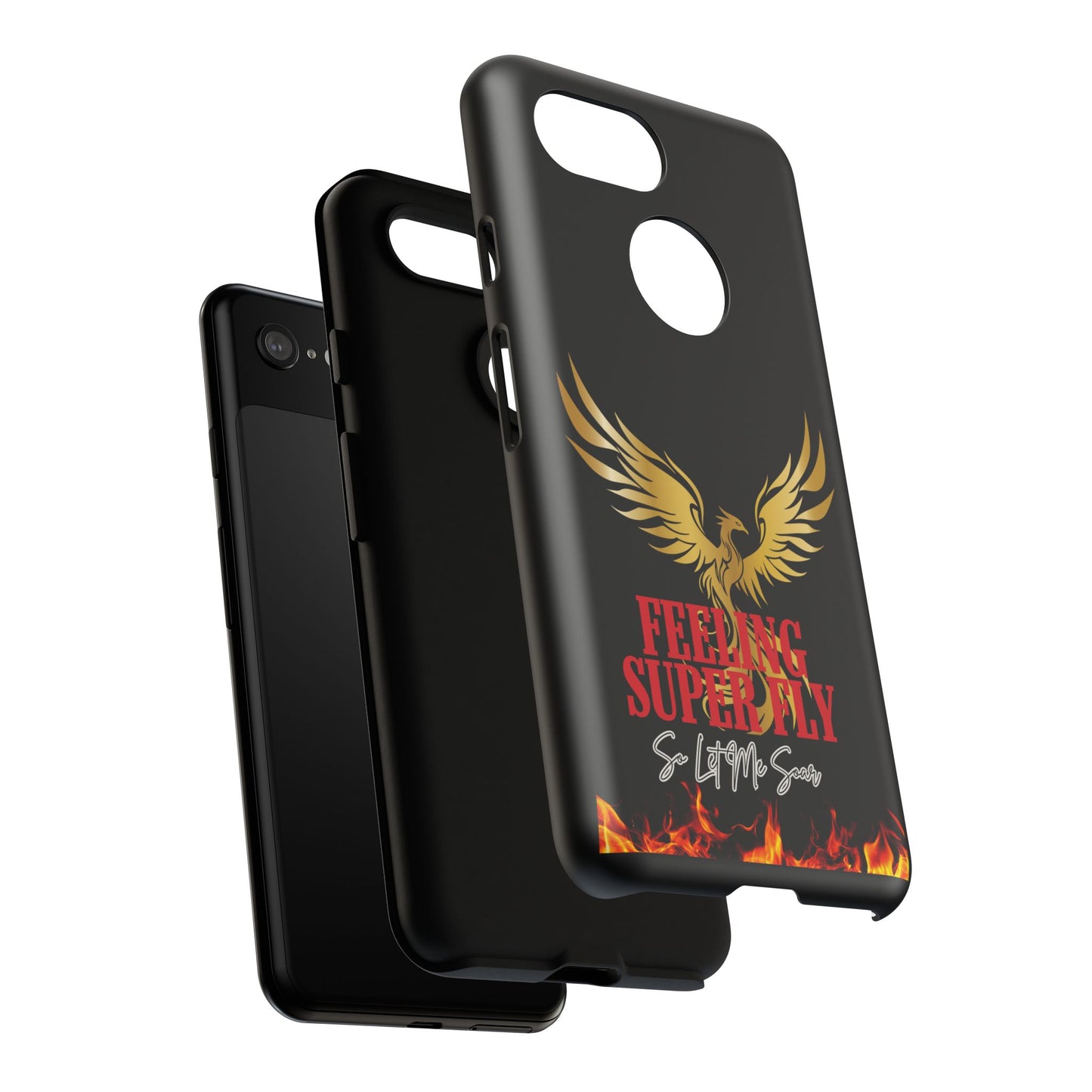 Phoenix Design Tough Phone Case | Feeling Super Fly | Gift for Trendsetters, Stylish Protection, Birthday, Holiday Cell Cover