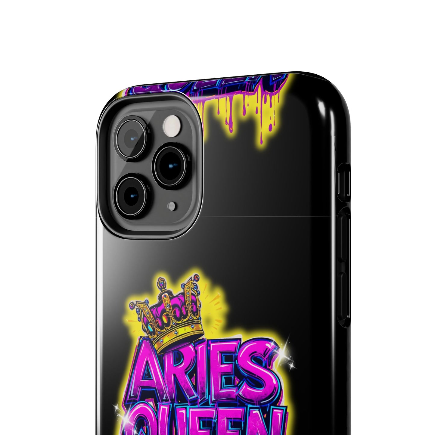 Aries Queen Tough Phone Cases - Vivid Design, Durable Protection, Aries Gifts, Astrology Accessories, Colorful Phone Cover