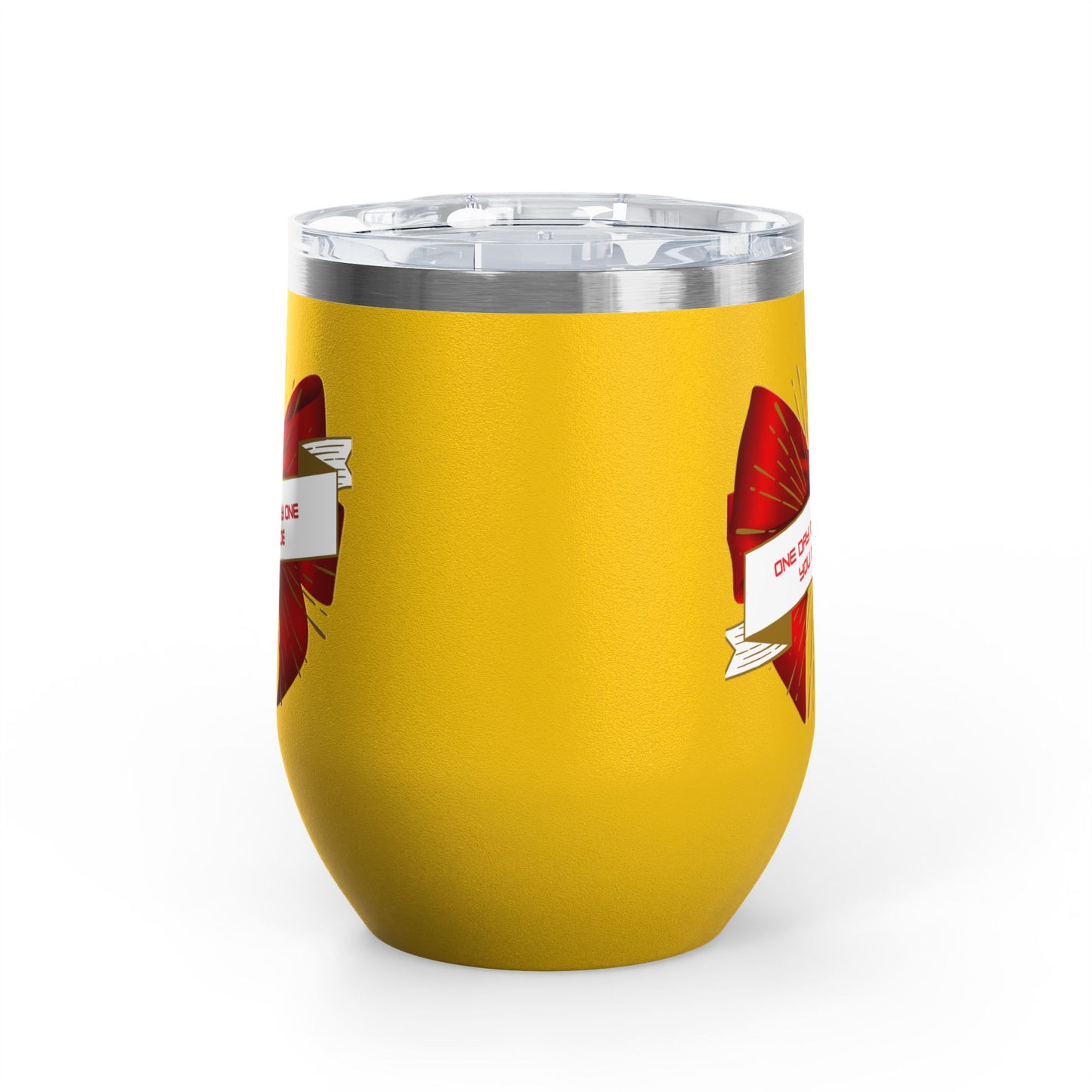Stylish Wine Tumbler, 12oz - Perfect Gift for Wine Lovers, Celebrations, Birthday, Parties, Stylish Drinkware, One Day or Day One