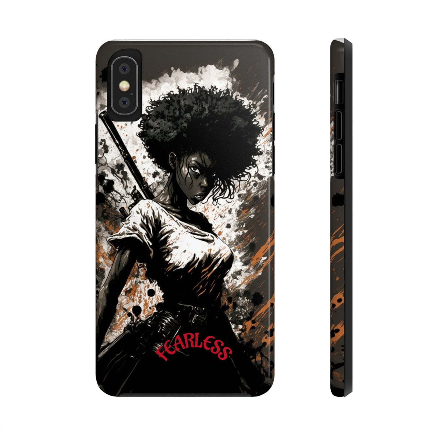 Fearless Tough Phone Cases for Adventurers, Unique Gifts for Him/Her, Durable Phone Accessories, Art-inspired Cases, Stylish Protection