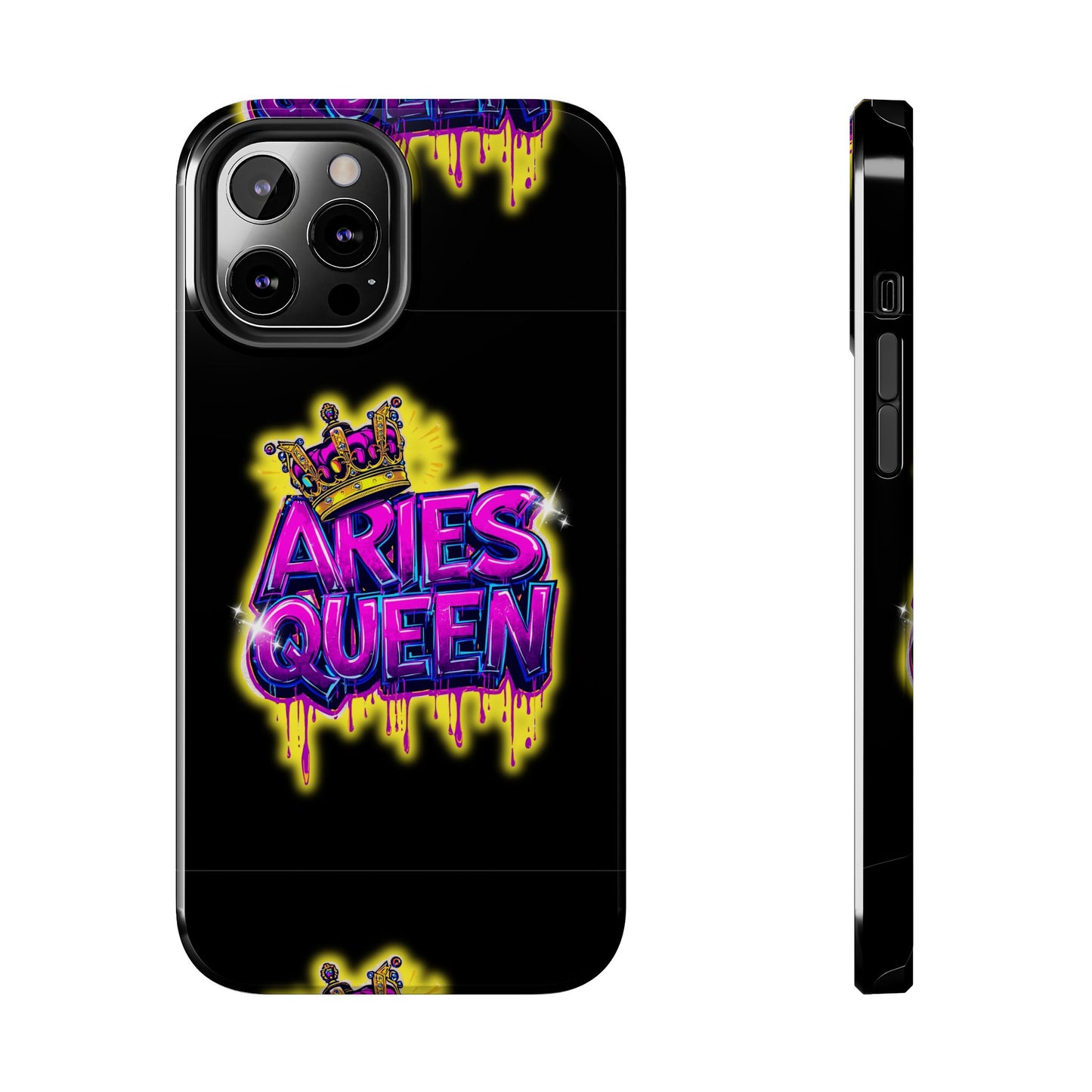 Aries Queen Tough Phone Cases - Vivid Design, Durable Protection, Aries Gifts, Astrology Accessories, Colorful Phone Cover