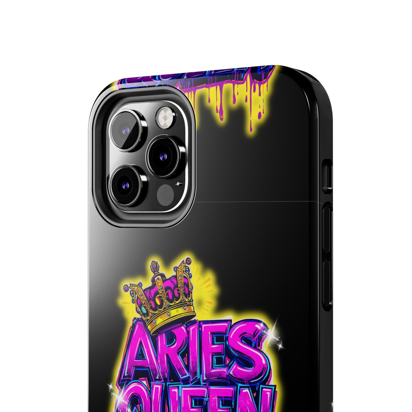 Aries Queen Tough Phone Cases - Vivid Design, Durable Protection, Aries Gifts, Astrology Accessories, Colorful Phone Cover