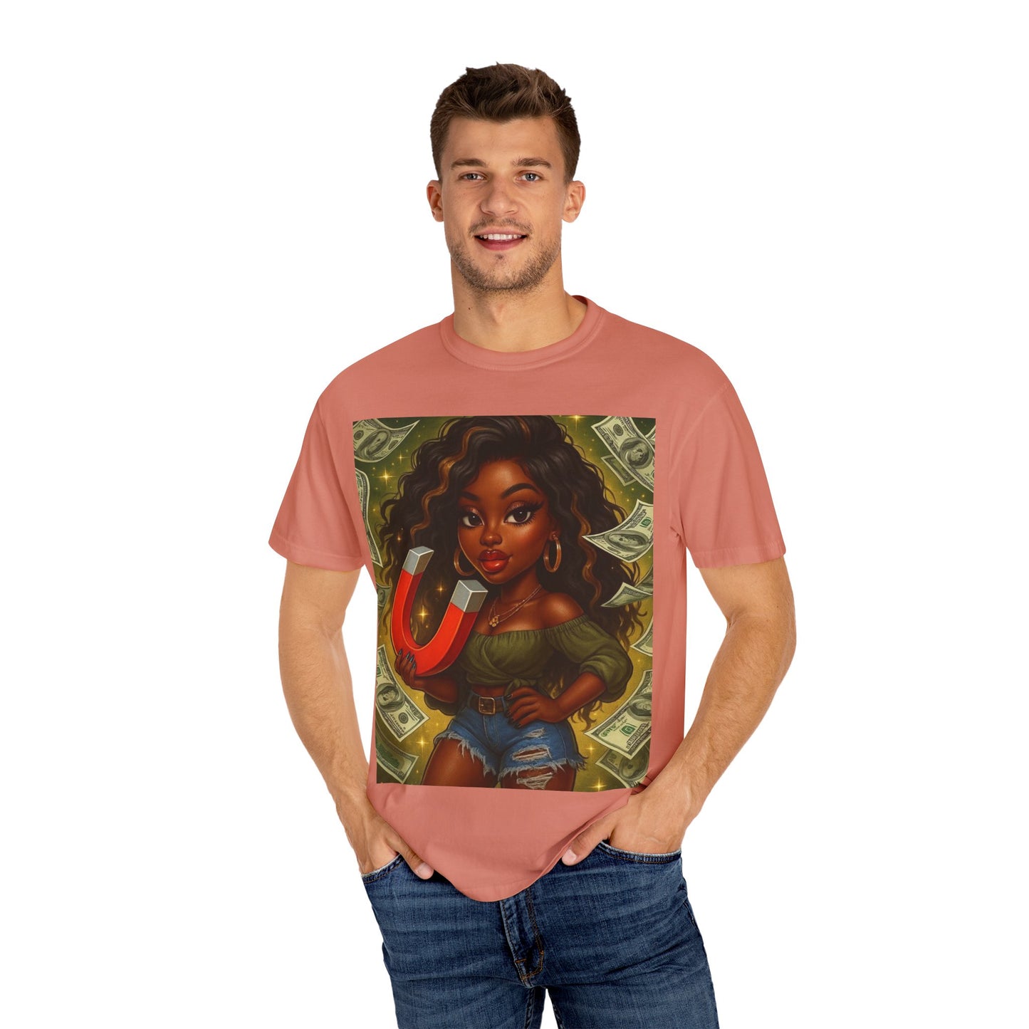 Magnet Money T-Shirt, Unisex Gift, Fashionable Tee, Casual Wear, Unique Graphic Design, Birthday, Motivational Apparel