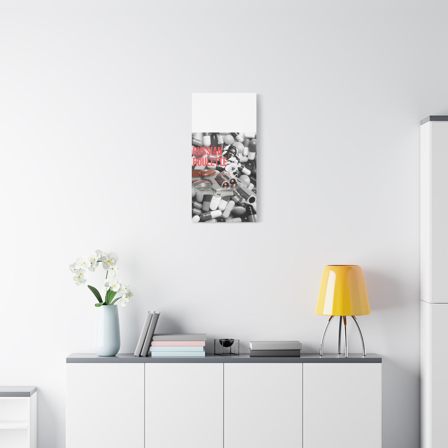 Bold Message Canvas Art, Wall Decor for Awareness, Mental Health Awareness, Home Office Decor, Unique Gift Idea
