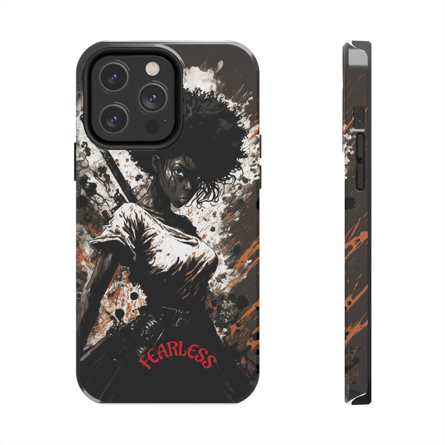 Fearless Tough Phone Cases for Adventurers, Unique Gifts for Him/Her, Durable Phone Accessories, Art-inspired Cases, Stylish Protection