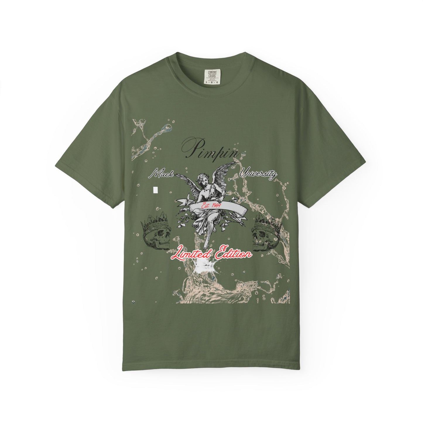 Limited Edition Garment-Dyed Unisex T-shirt with Vintage Angels Design, Casual Streetwear, Unique Gift for Birthdays, Artistic Style, [...]