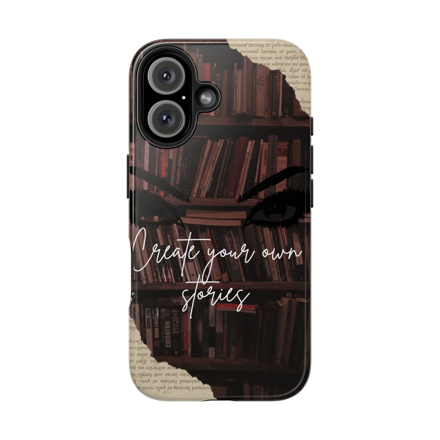 Create Your Own Stories Tough Phone Cases | Literary Phone Cover, Book Lover Gift, Unique Tech Accessory, Personalized Protection, [...]