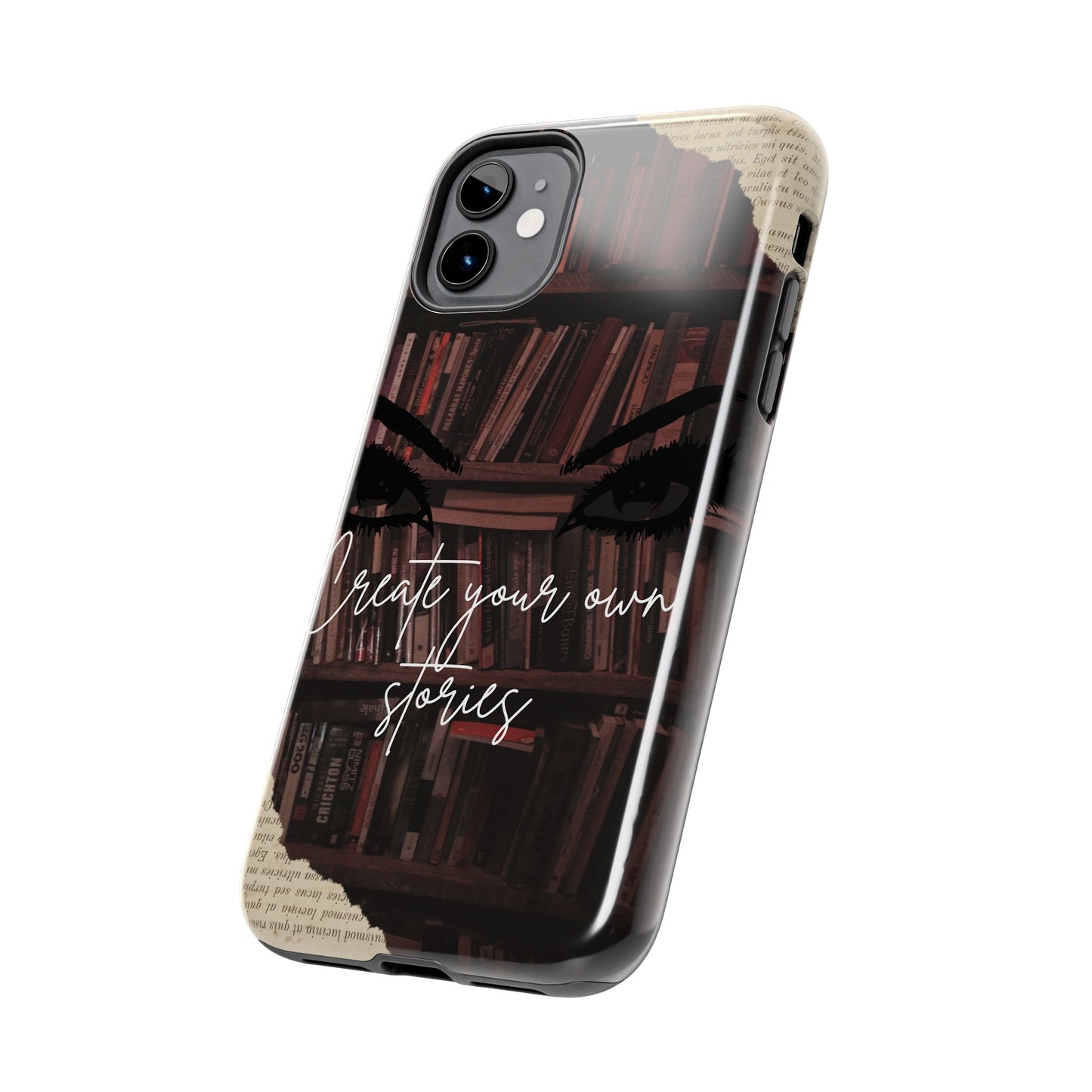Create Your Own Stories Tough Phone Cases | Literary Phone Cover, Book Lover Gift, Unique Tech Accessory, Personalized Protection, [...]