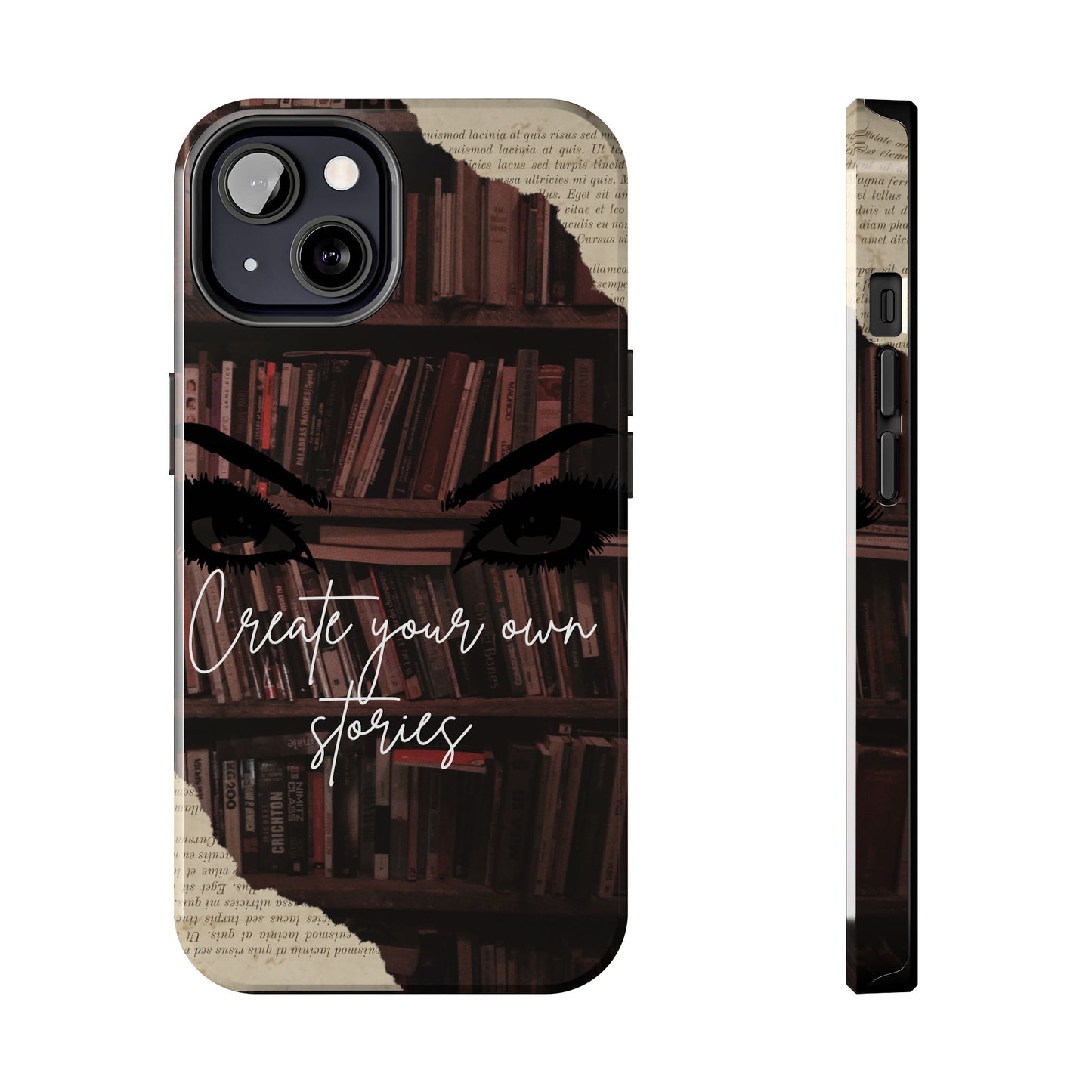 Create Your Own Stories Tough Phone Cases | Literary Phone Cover, Book Lover Gift, Unique Tech Accessory, Personalized Protection, [...]
