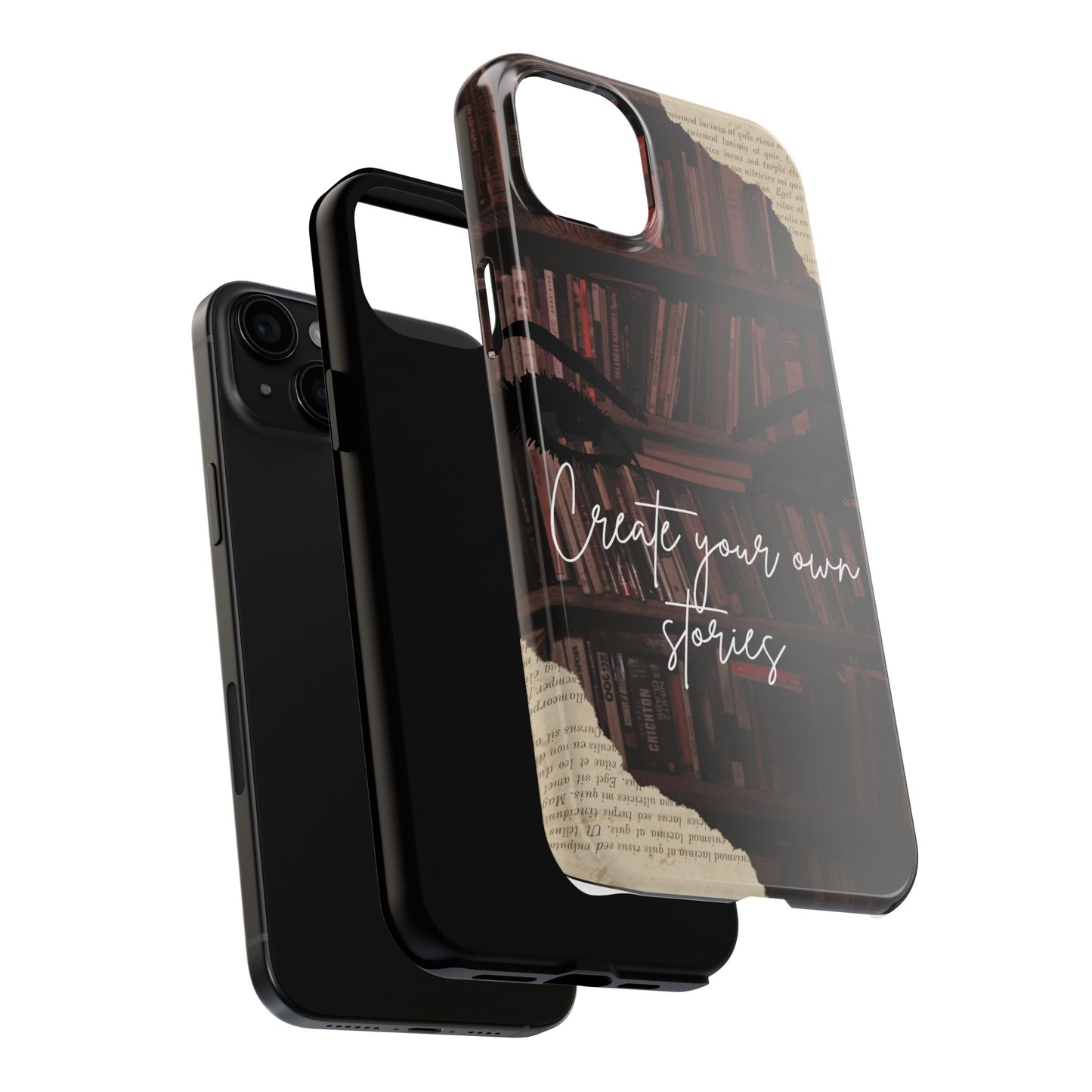 Create Your Own Stories Tough Phone Cases | Literary Phone Cover, Book Lover Gift, Unique Tech Accessory, Personalized Protection, [...]