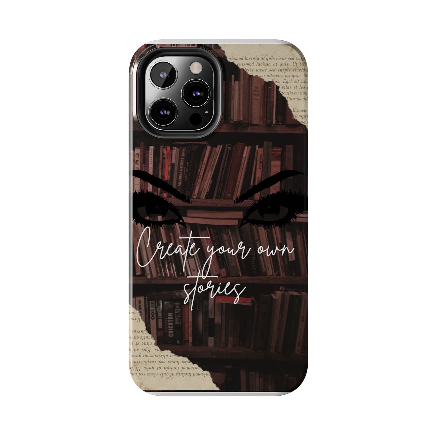Create Your Own Stories Tough Phone Cases | Literary Phone Cover, Book Lover Gift, Unique Tech Accessory, Personalized Protection, [...]