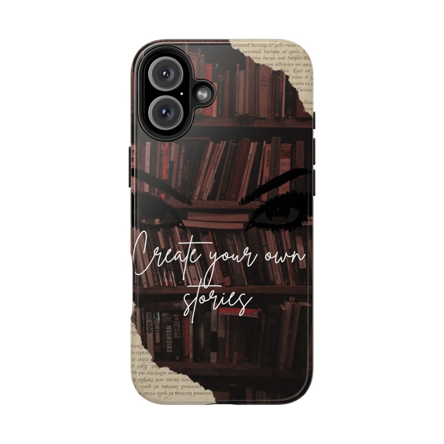 Create Your Own Stories Tough Phone Cases | Literary Phone Cover, Book Lover Gift, Unique Tech Accessory, Personalized Protection, [...]