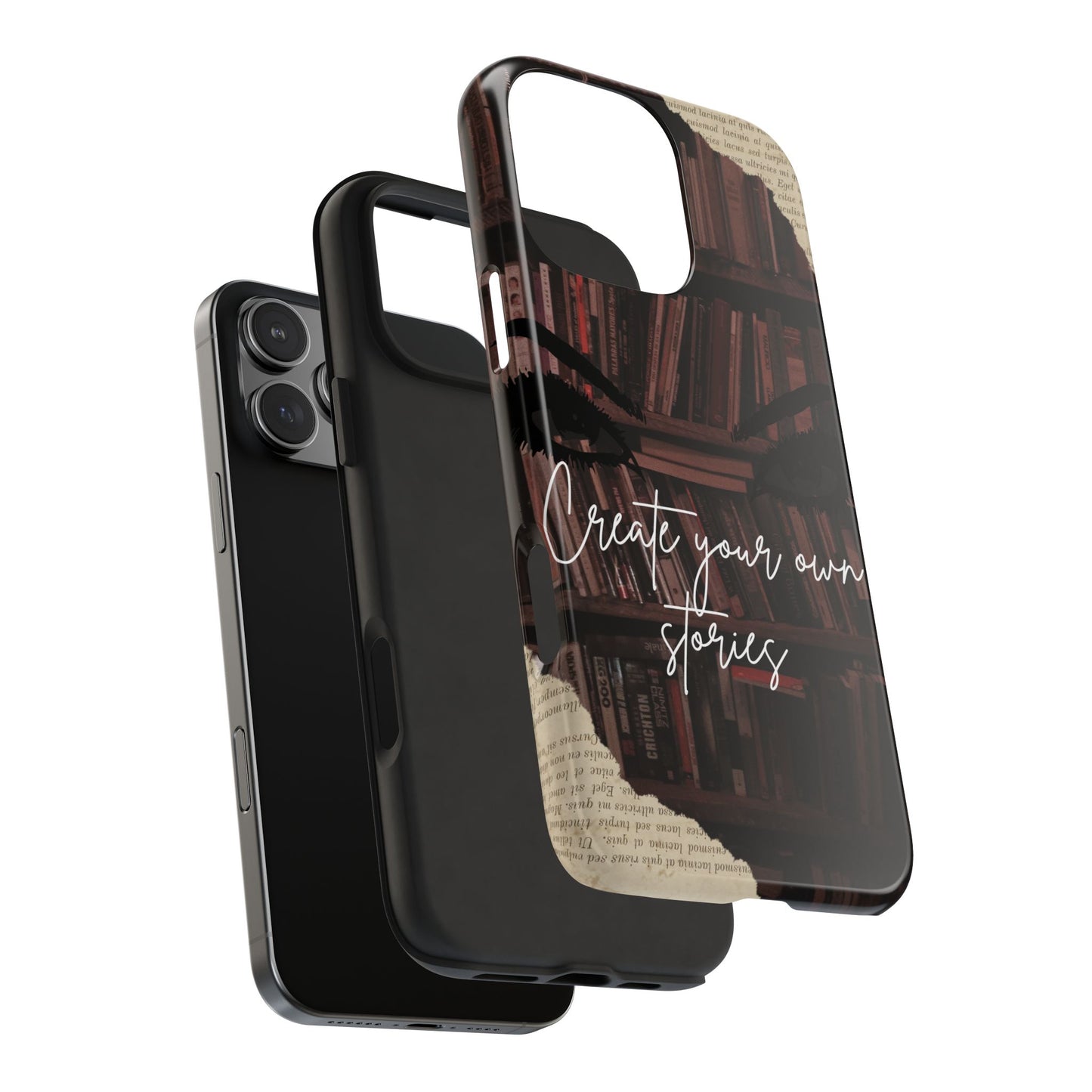 Create Your Own Stories Tough Phone Cases | Literary Phone Cover, Book Lover Gift, Unique Tech Accessory, Personalized Protection, [...]